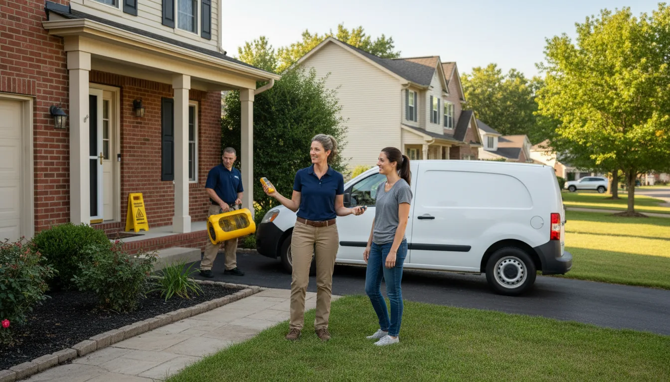 Water restoration image for Dehumidification And Cleanup Services in Butler, TN